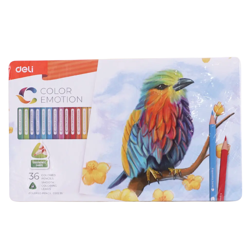 Deli Colored Pencil Metallic Roller 36 Color - view 1
