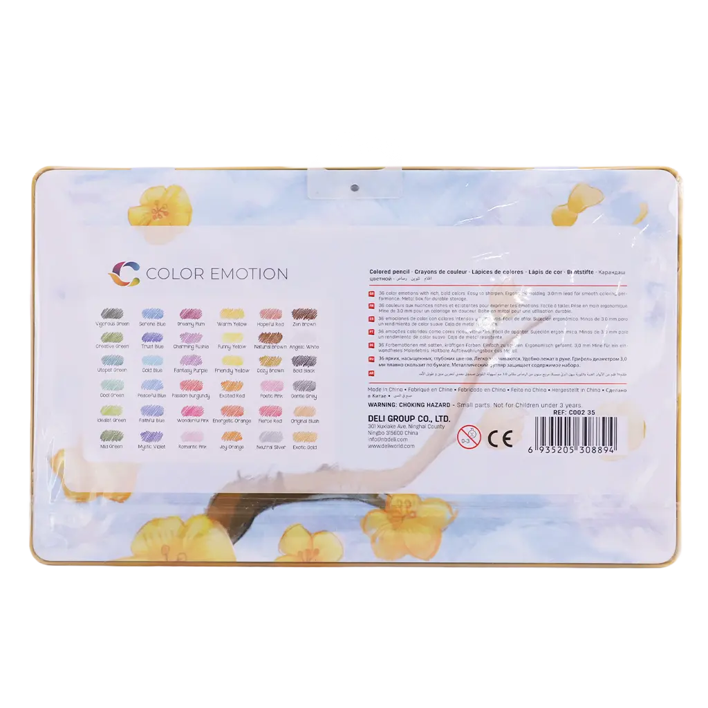 Deli Colored Pencil Metallic Roller 36 Color - view 2