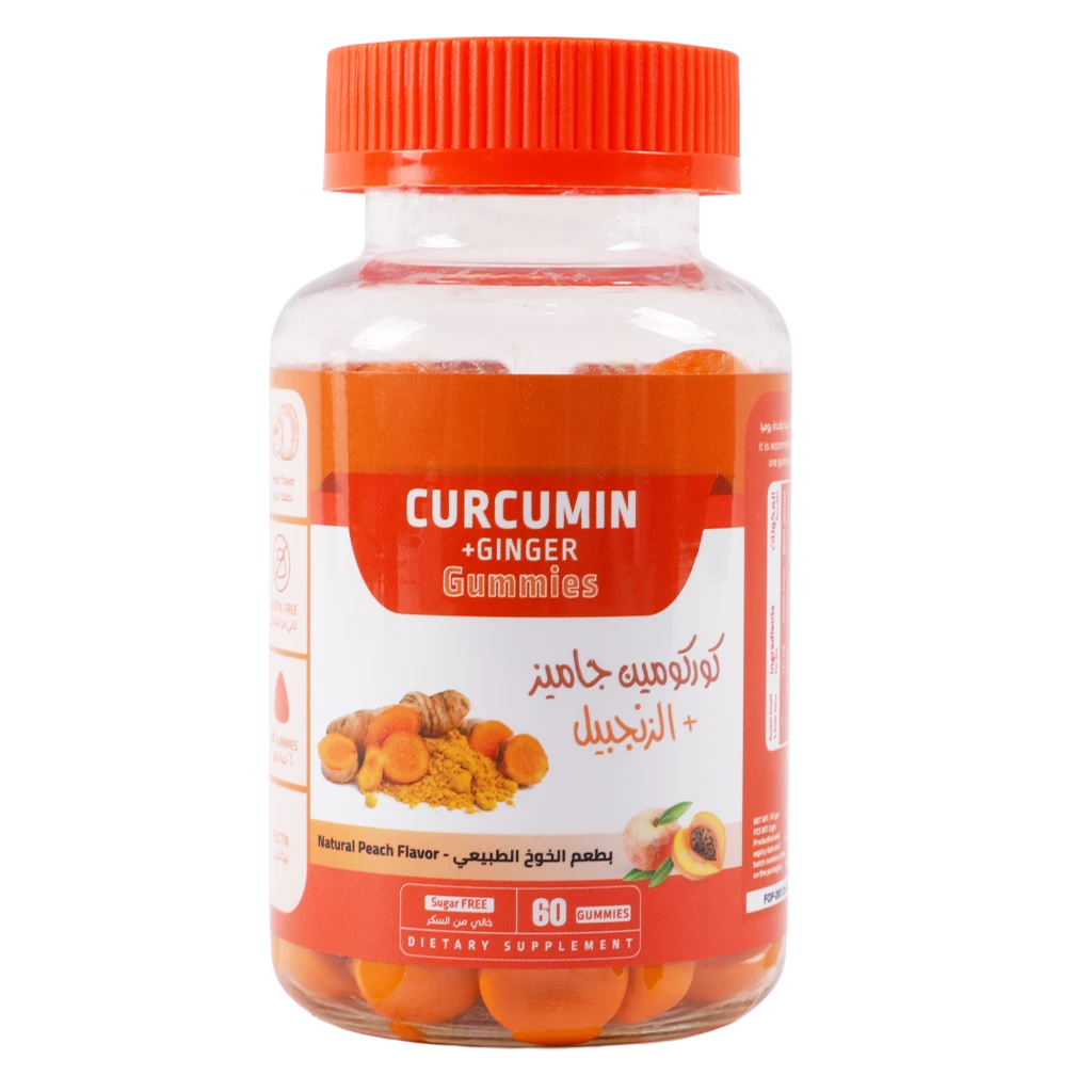  Element Curcumin & Ginger Dietary Supplement 60 PCS