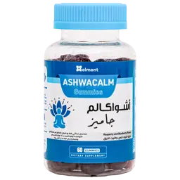 Elment Ashwagandha Gummies Cranberry and Blueberry Flavored  60 Gummies