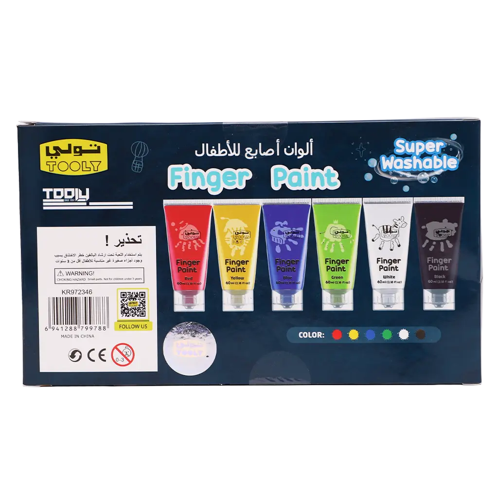 Tooly Finger Paint 6*60Ml - view 3
