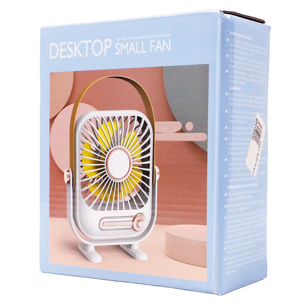 Rechargable Desktop Small Fan Adjustable  - view 1