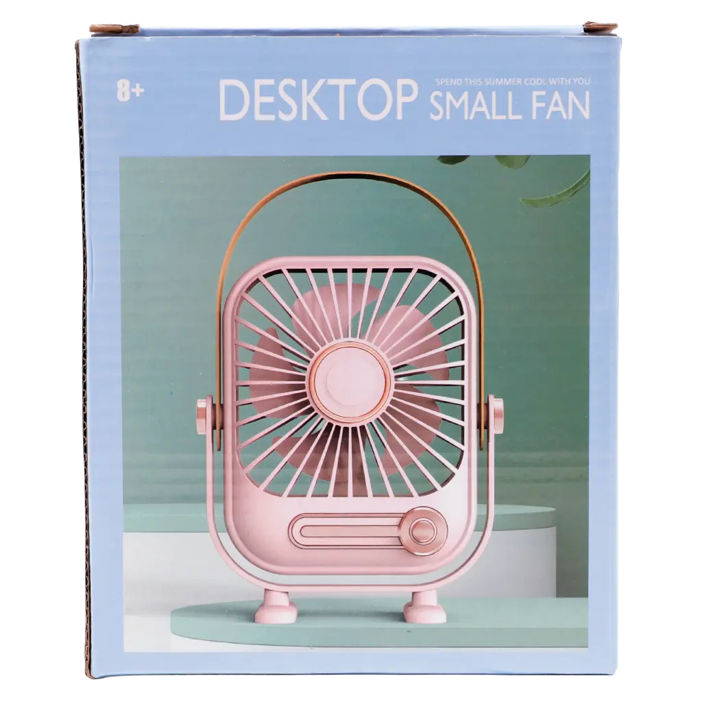 Rechargable Desktop Small Fan Adjustable  - view 3