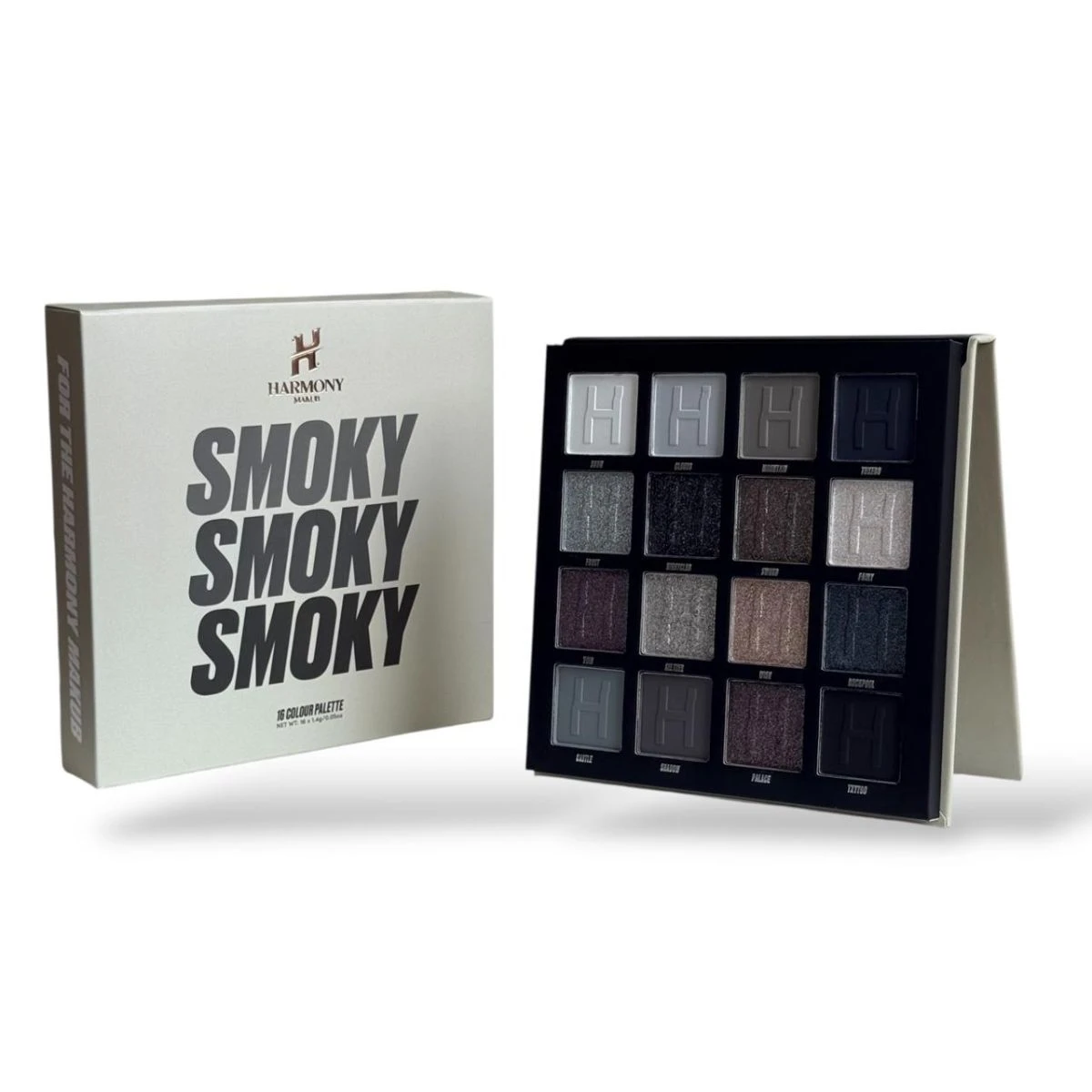 Harmony Beauty Eyeshadow Palatte Smoky 16 Colour