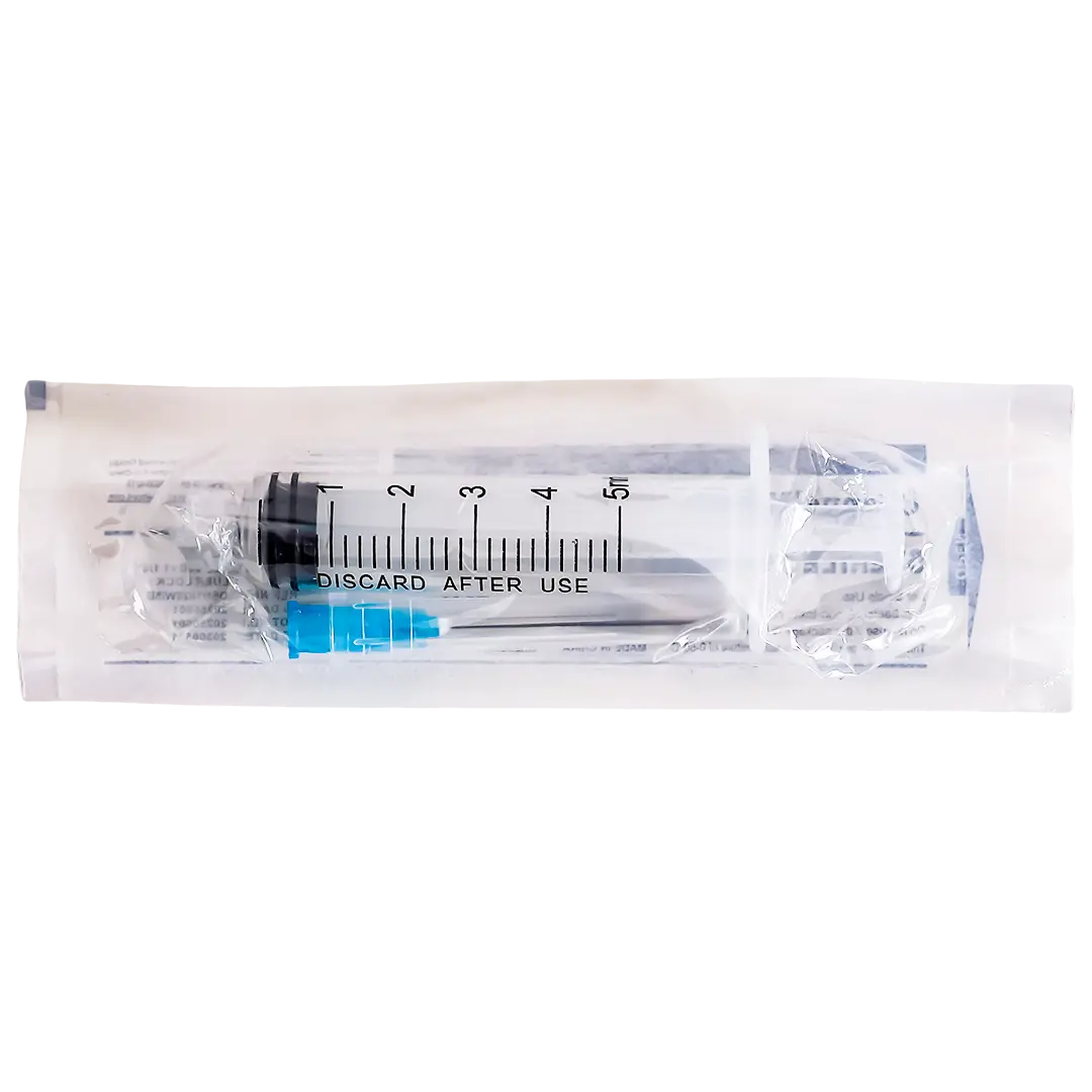 Channelmed Disposable Syringe Luer Lock 5Ml With Needle 23Gx1 1/4" - view 1