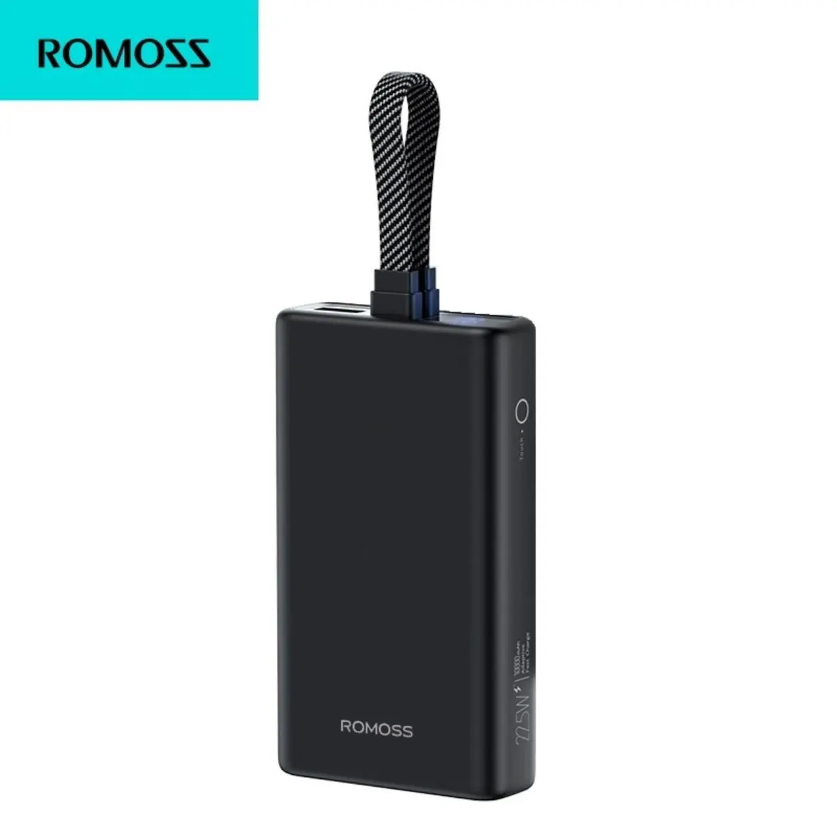 Romoss Power Bank 10000 mAh With Dual Side Cable And Digital Screen - view 1