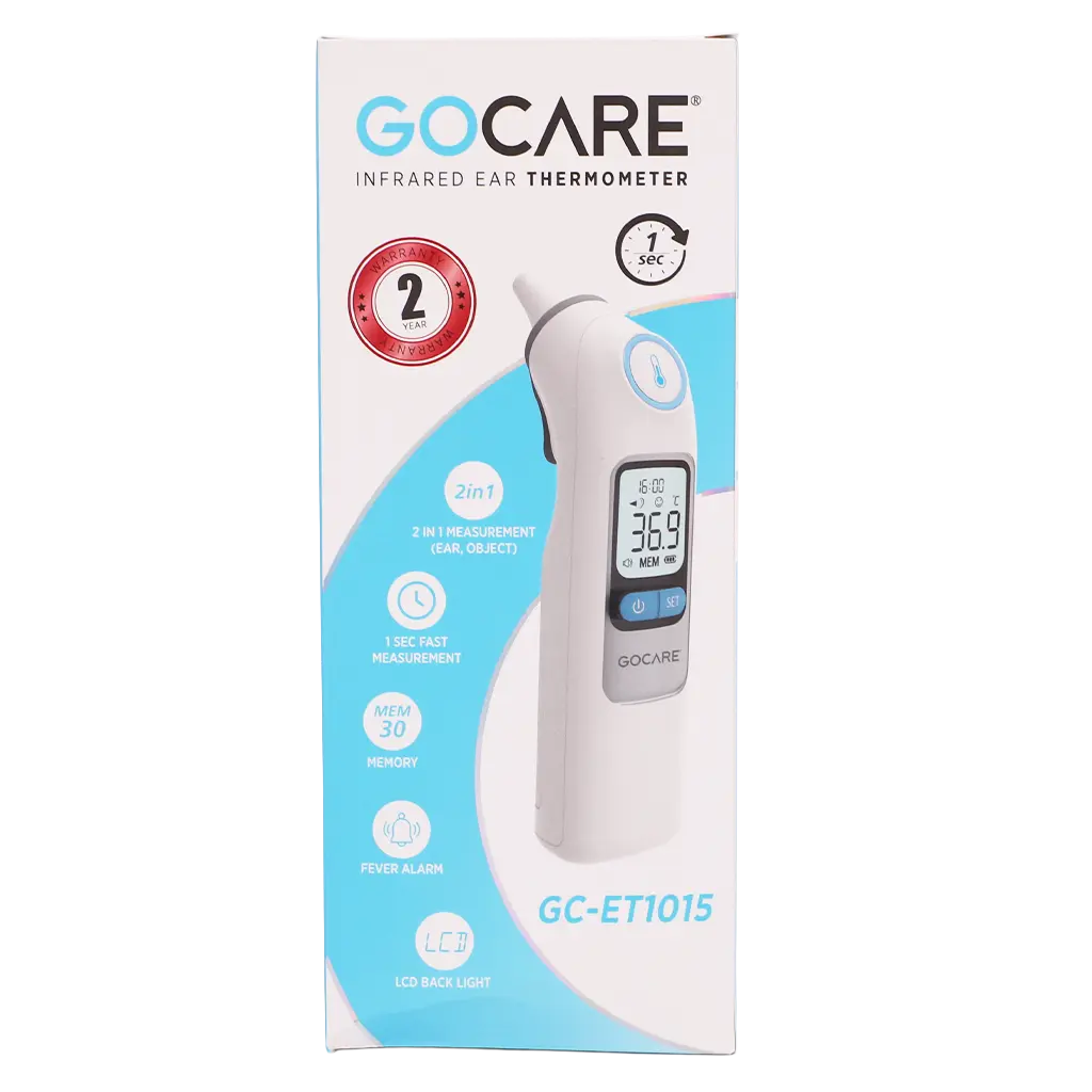 GoCare Infrared Ear Thermometer 30 Readings Memory - view 3