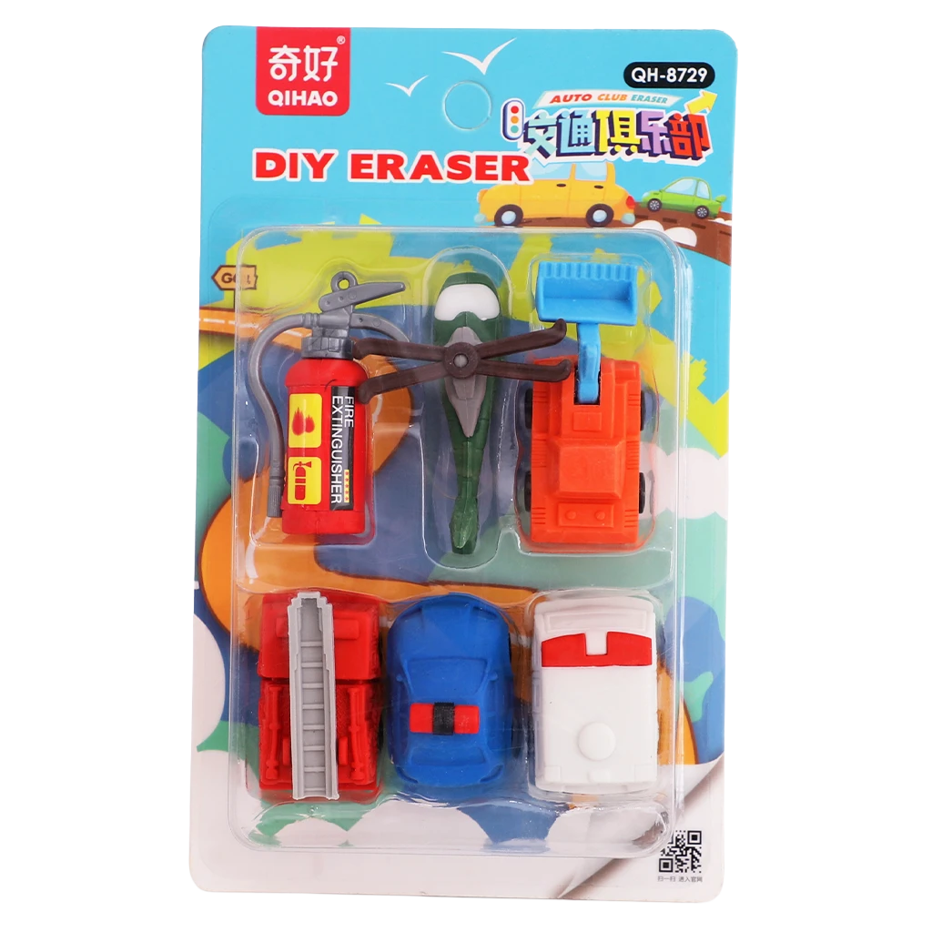 Emergency Tools  Eraser 6 Pcs
