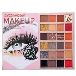 Christine 5 In 1 Eyeshadow Palette - Highlighter - Blush - Lipstick - Concealer - Eyebrow Tattoo  