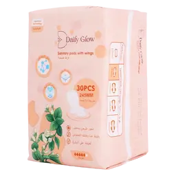 Daily Glow sanitary pads medium size 30 pads