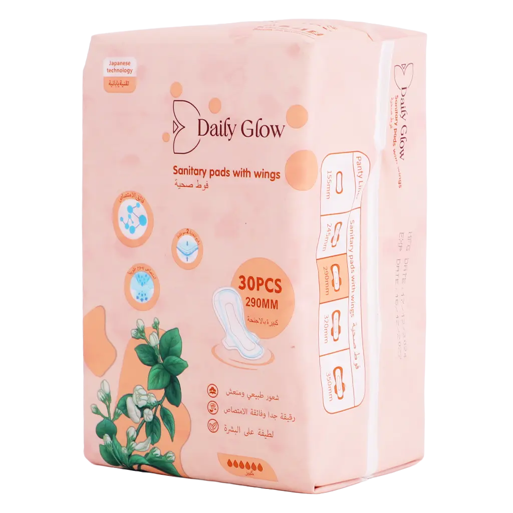 Daily Glow Sanitary Pads Large Size 30 Pads - view 1
