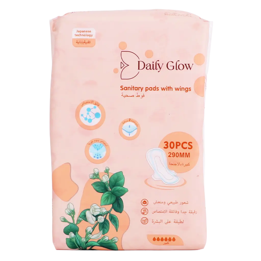 Daily Glow Sanitary Pads Large Size 30 Pads - view 2