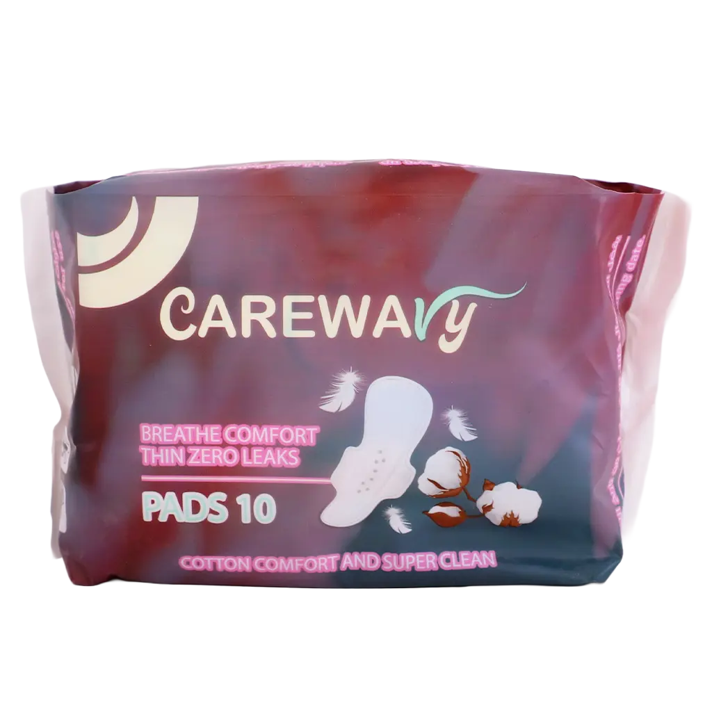 Carewavy Thin Sanitary Pads with Cotton Comfort Wings Extra Clean 10 pads - view 3