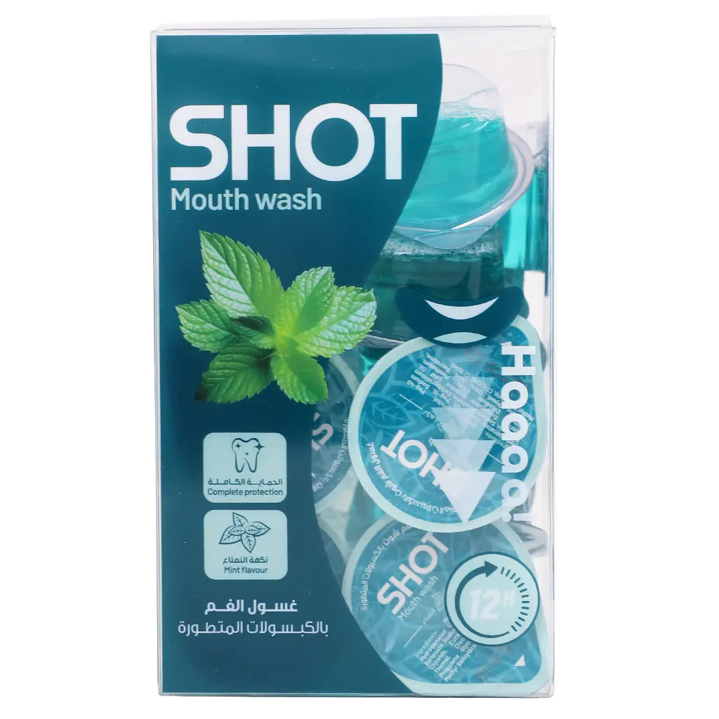 Shot Capsule Mouthwash mint 20 Capsules 15 ml - view 2