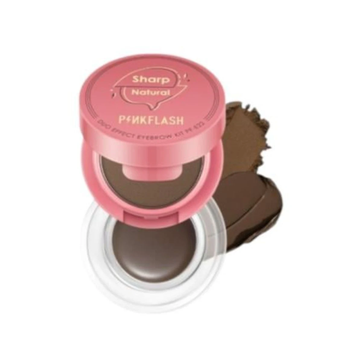 Pink Flash Dual Effect Eyebrow Kit Powder 03 Reddish Brown