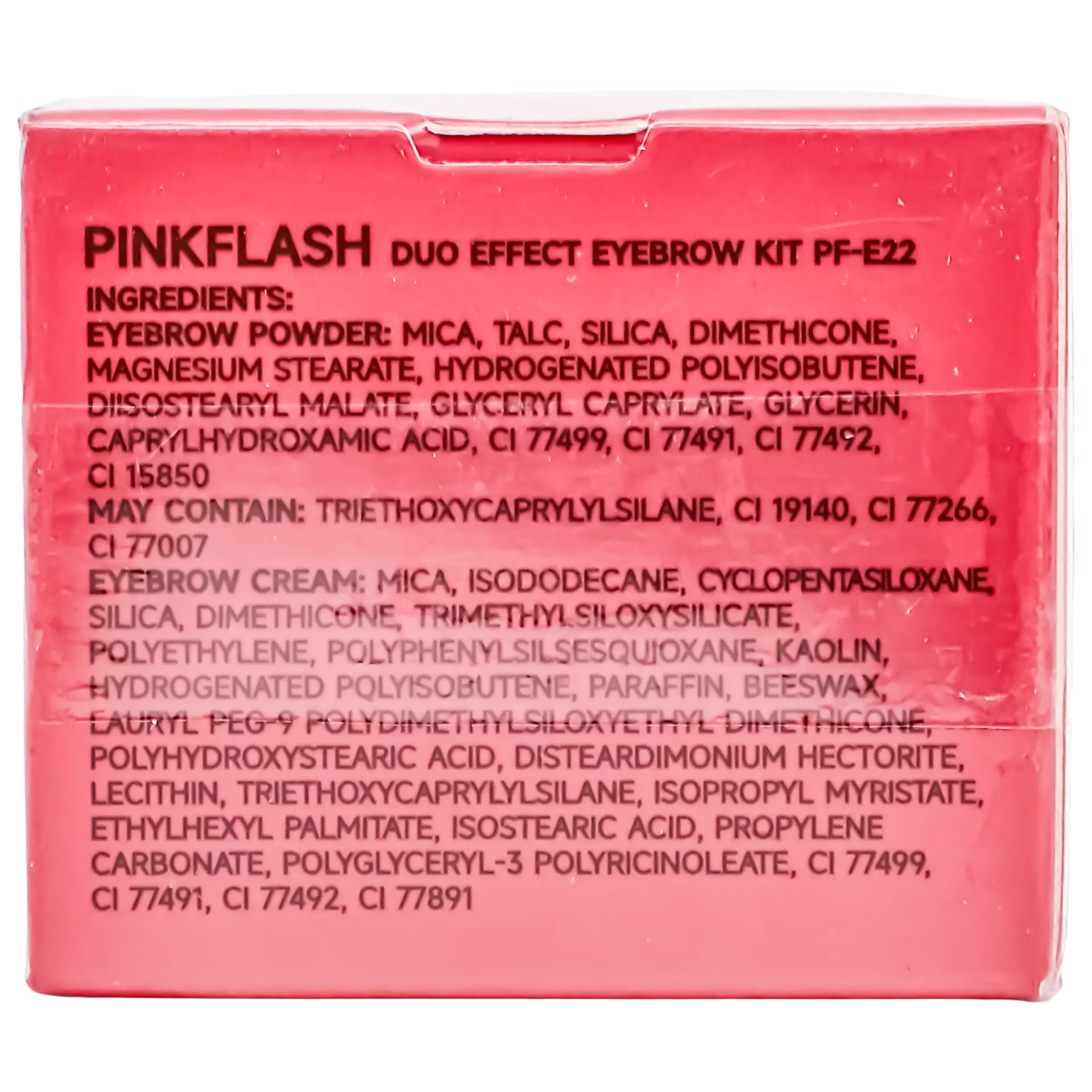 Pink Flash Dual Effect Eyebrow Kit Powder 03 Reddish Brown - view 4