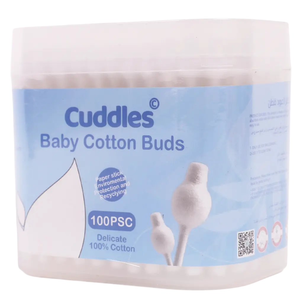 Cuddles Baby Paper Stick Cotton Swabs 100 pcs - view 1
