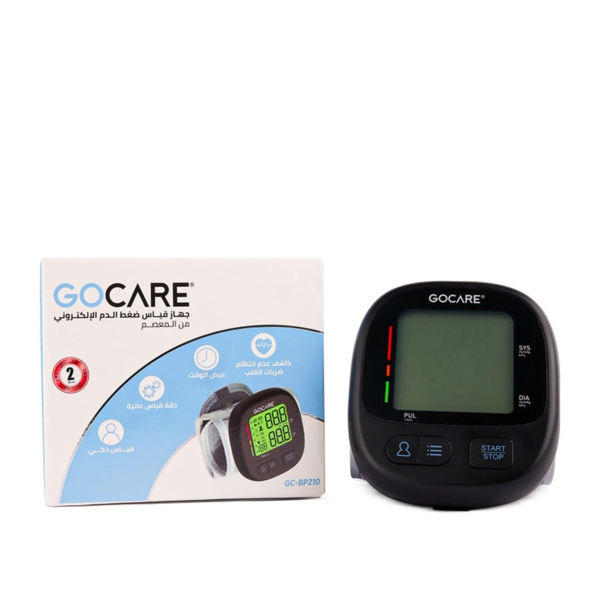 GO Care Wrist BP Monitor Irregular Heartbeat Time GC-BP210