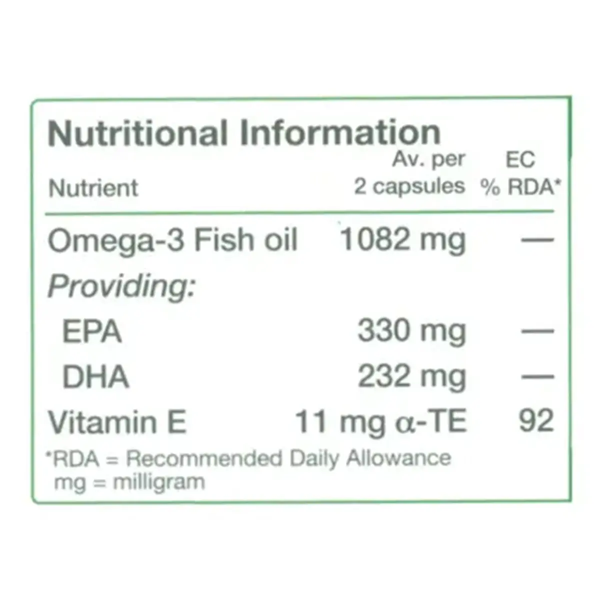Vitabiotics Aquamarine Omega 3 Fish Oil 60 Capsules - view 5