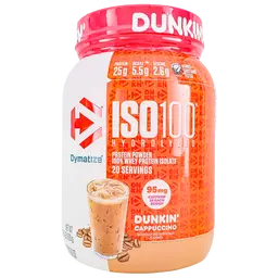Dymatize Iso 100 Protein Powder Dunkin Cappuccino Flavour 620 gm