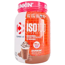 Dymatize Iso 100 Protein Powder Dunkin Mocha Latte Flavour 660 gm