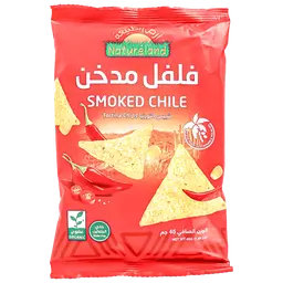 Natureland Tortilla Chips Smoked Chile 45 gm