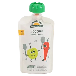 Natureland Puree Apple and Carrot  100 gm