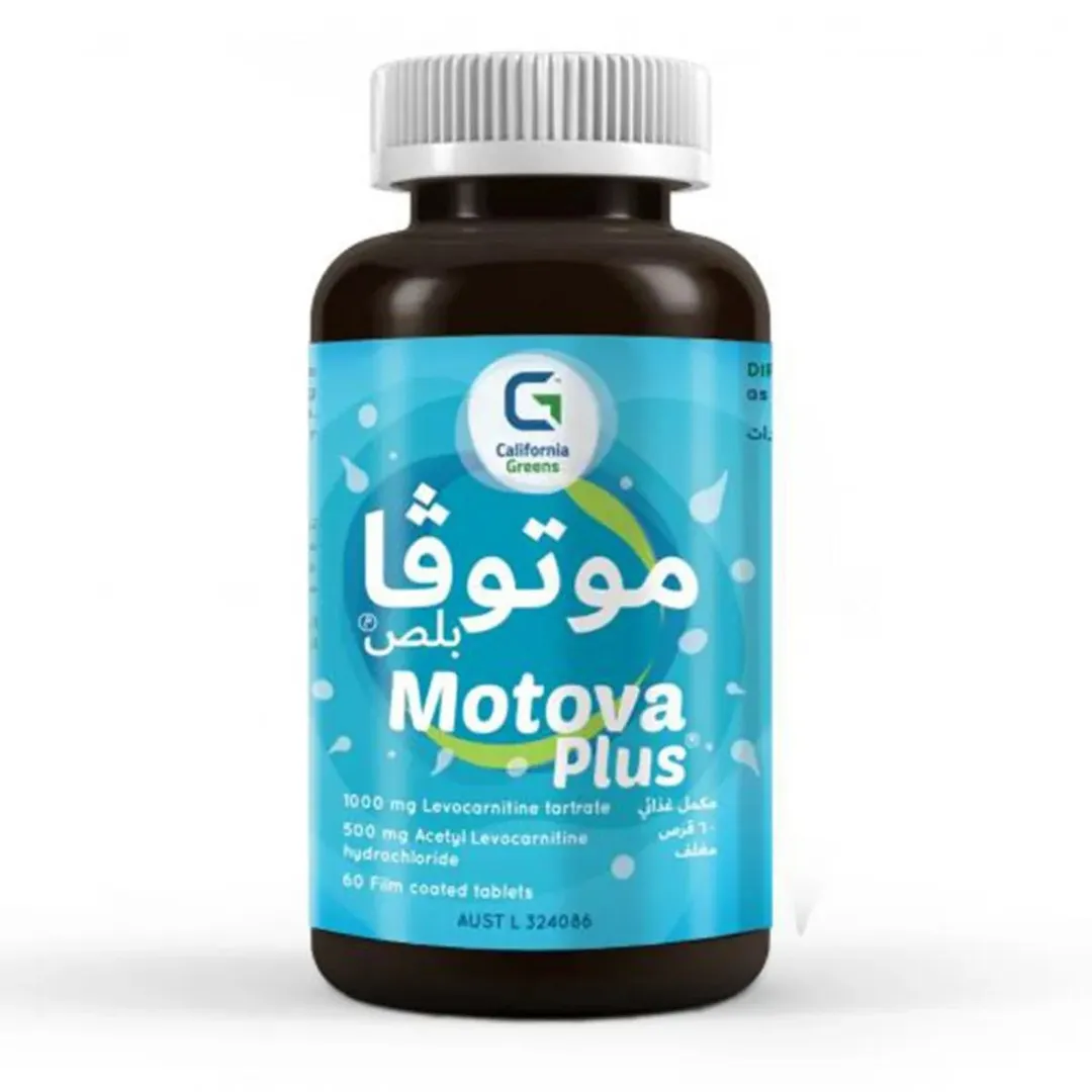 motova l carnitine Motova Plus 60 Tablets | Buy Online in Saudi Arabia