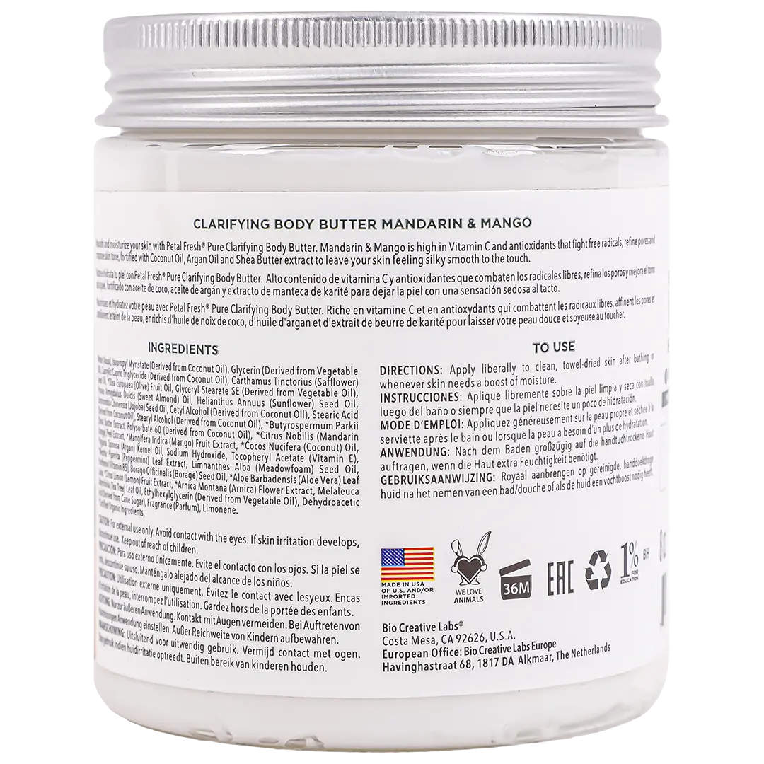 Petal Fresh Pure Mandarin And Mango Body Butter 237 ml - view 2