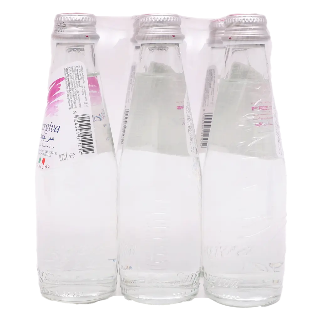 Surgiva Natural Mineral Sparkling Italian Water 6 pcs Glass 250 ml  - view 3