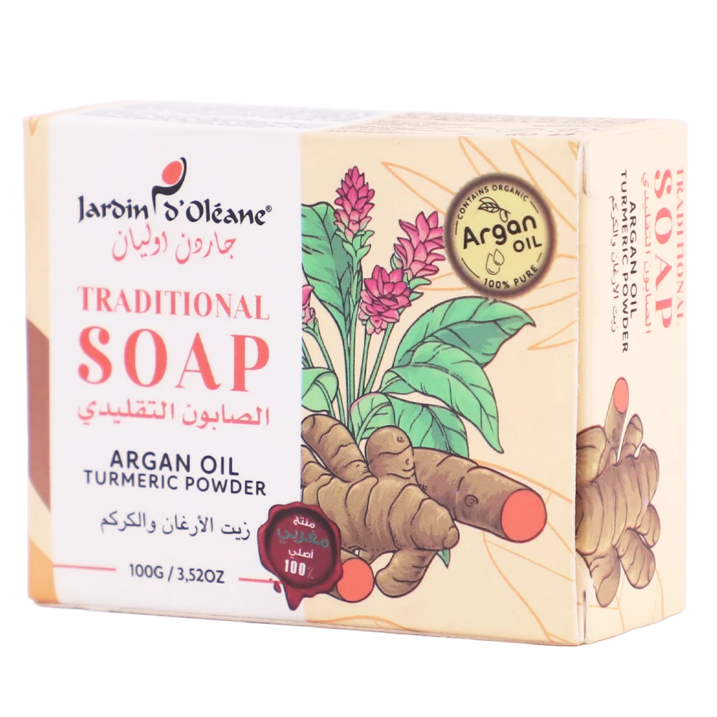 Jardin D Oleane Traditional Soap With Argan Oil And Turmeric 100 gm