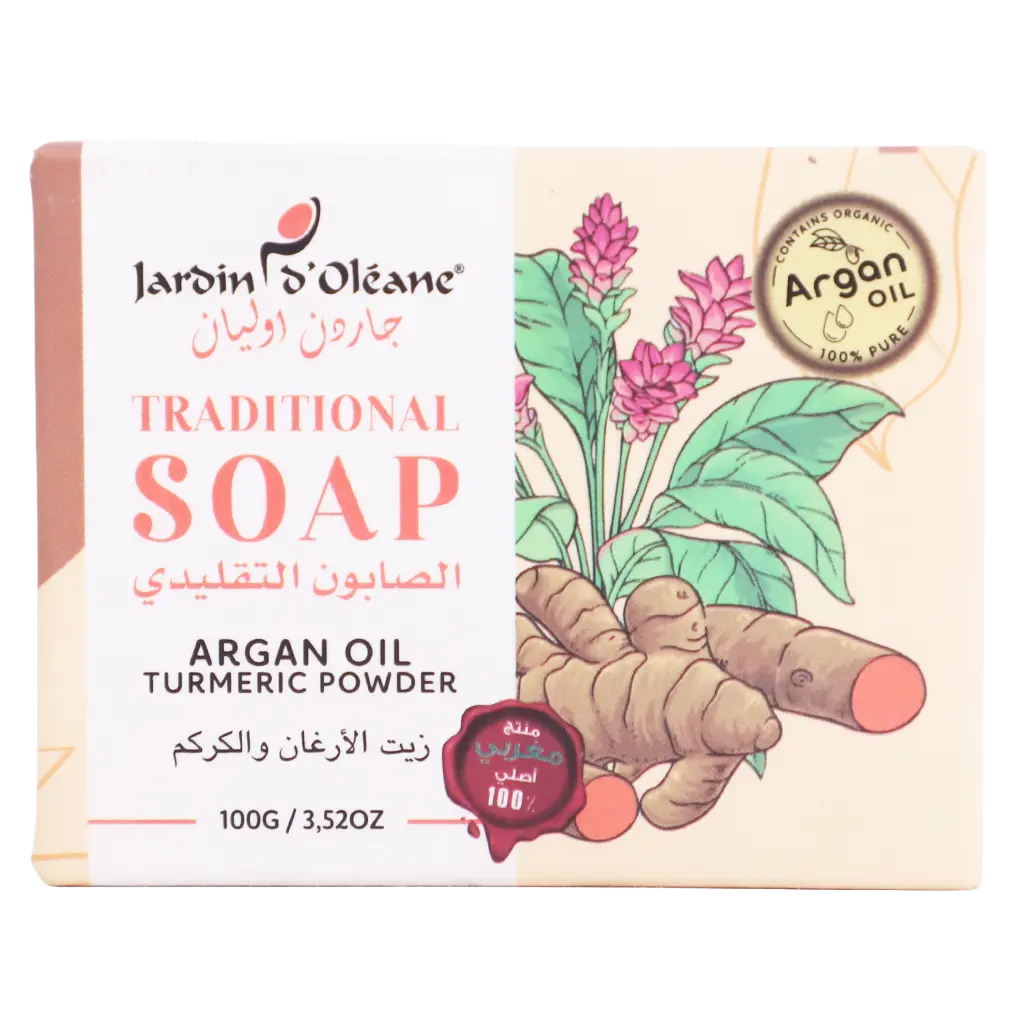 Jardin D Oleane Traditional Soap With Argan Oil And Turmeric 100 gm - view 2