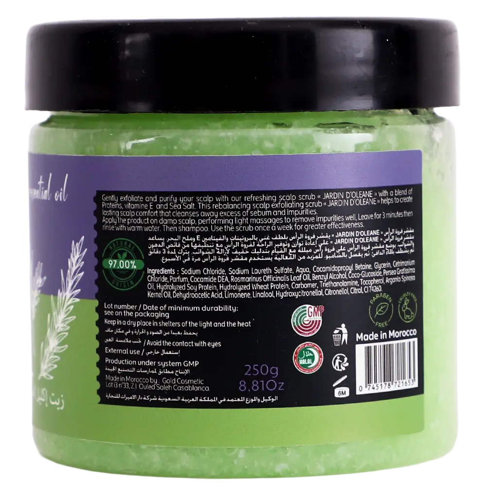 Jardin Oleane Scalp Scrub With Rosemary Essential Oil 250 gm - view 3