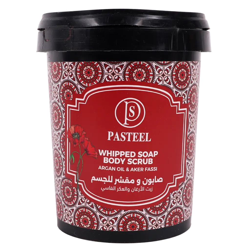 Pasteel Whipped Soap Body Scrub  Argan Oil And Aker Fassi 500 gm - view 1