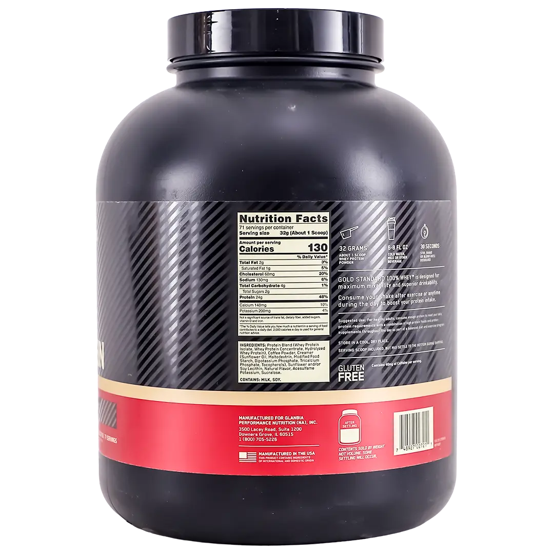 Optimum Gold Standard 100% Whey Coffee flavour 2.27kg - view 2
