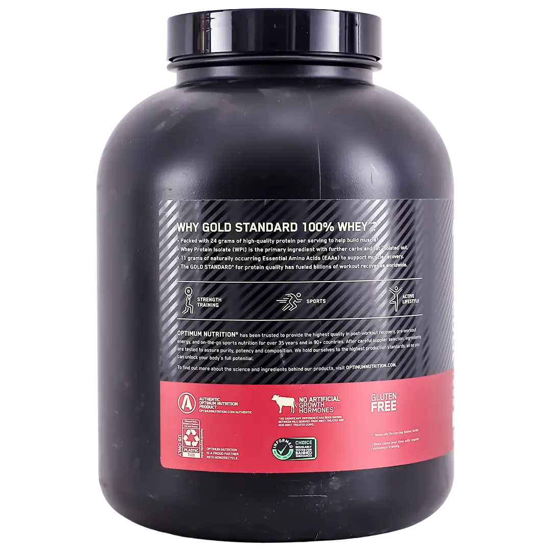 Optimum Gold Standard 100% Whey Cookies and Cream flavour 2.27kg - view 3