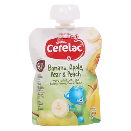 Cerelac Banana Apple Pear Peach 90 gm