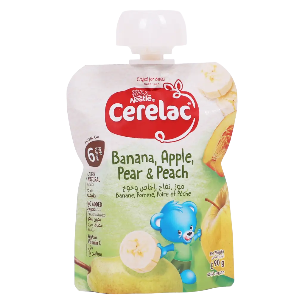 Cerelac Banana Apple Pear Peach 90 gm - view 1