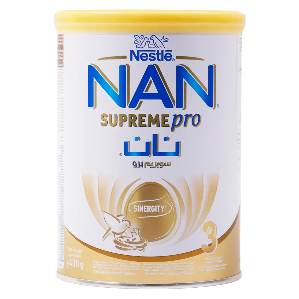 نان سوبريم إتش ايه حليب المرحلة 3 من 1 إلى 3 سنوات 400 جم - view 1