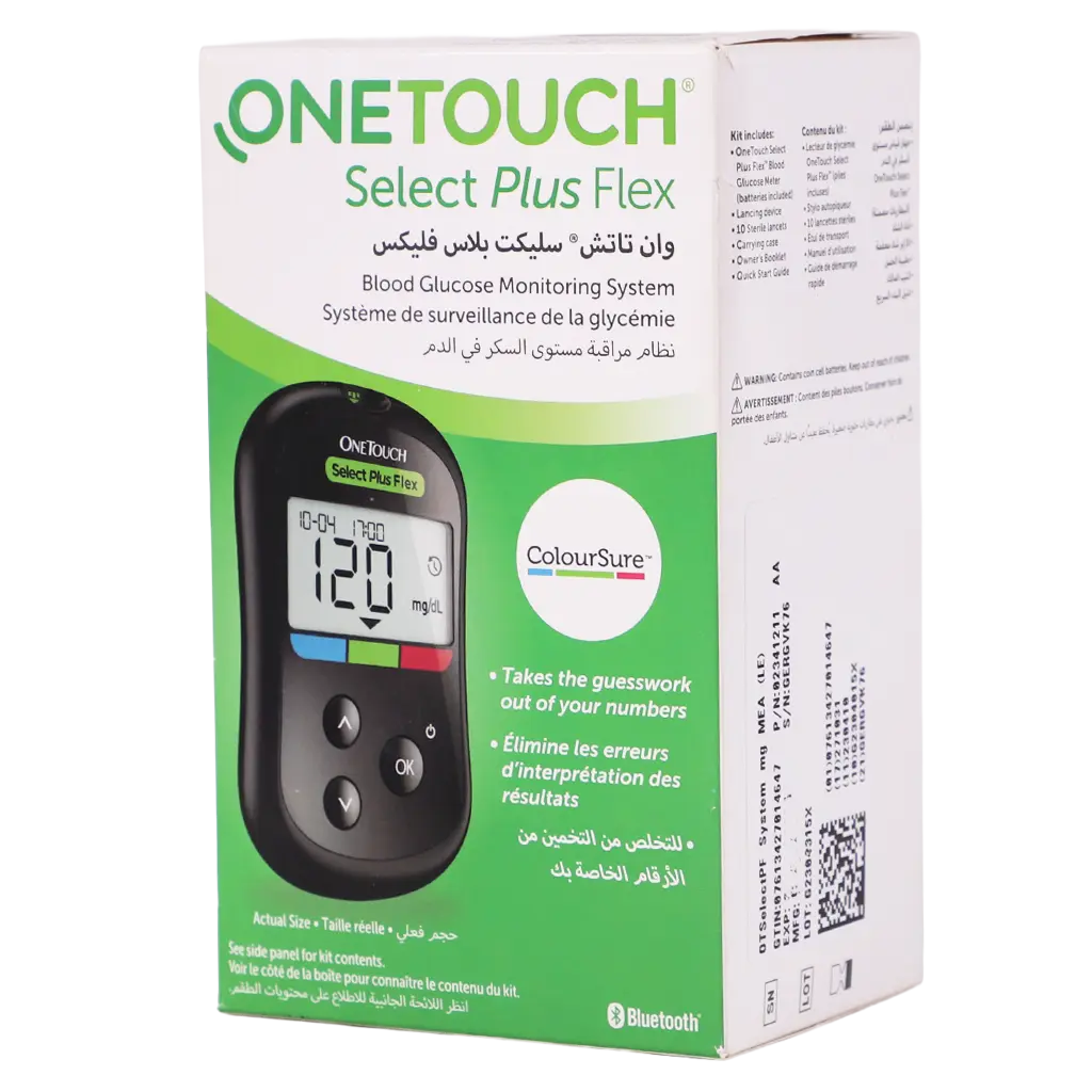 One Touch Select Plus Flex Blood Glucose Monitor - view 1