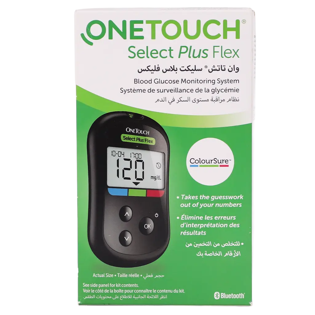 One Touch Select Plus Flex Blood Glucose Monitor - view 2
