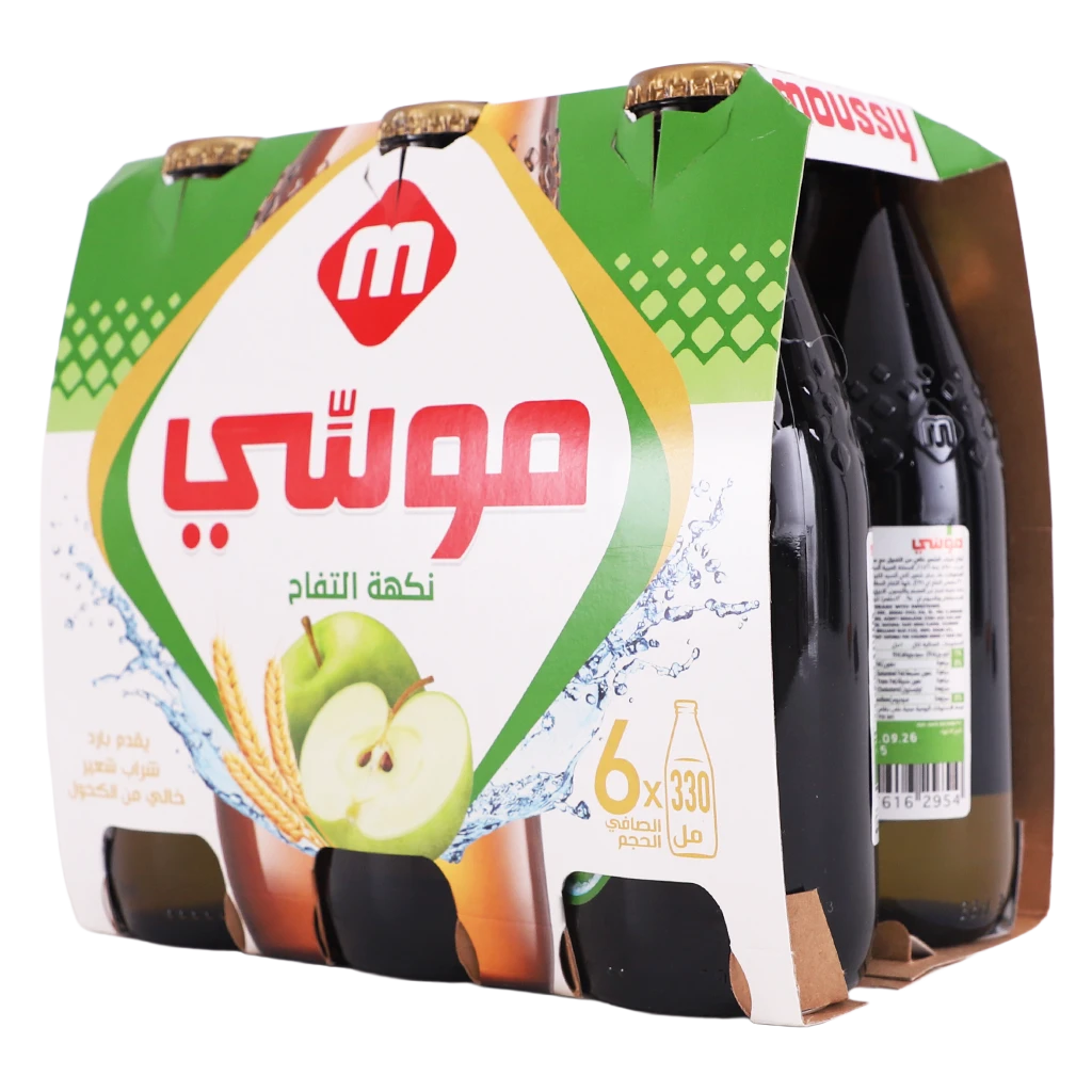 Moussy Malt Drink Apple 6 pcs 330 ml