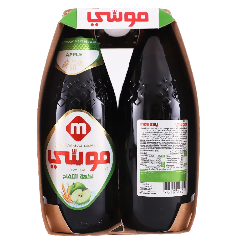 Moussy Malt Drink Apple 6 pcs 330 ml - view 4