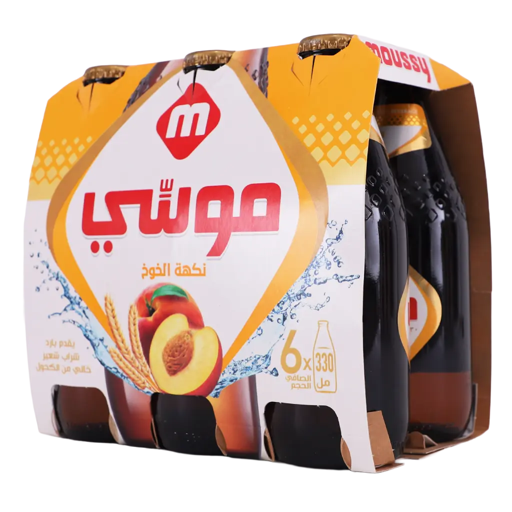 Moussy Malt Drink Peach 6 pcs 330 ml - view 1