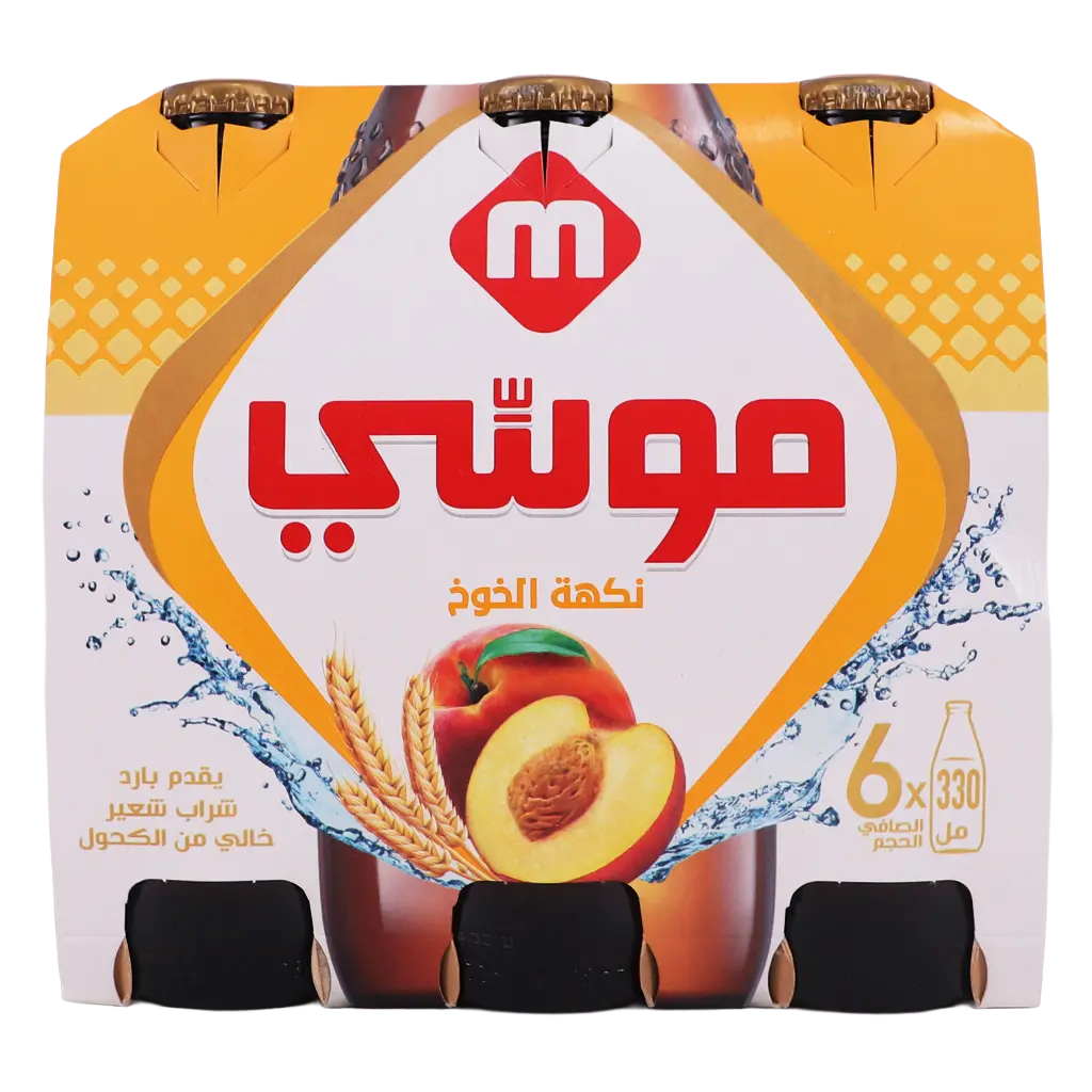 Moussy Malt Drink Peach 6 pcs 330 ml - view 2