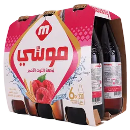 Moussy Malt Drink Raspberry 6 pcs 330 ml