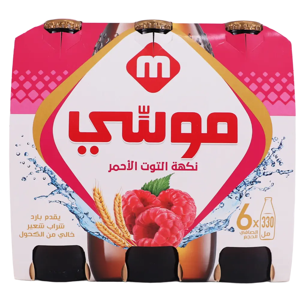 Moussy Malt Drink Raspberry 6 pcs 330 ml - view 2