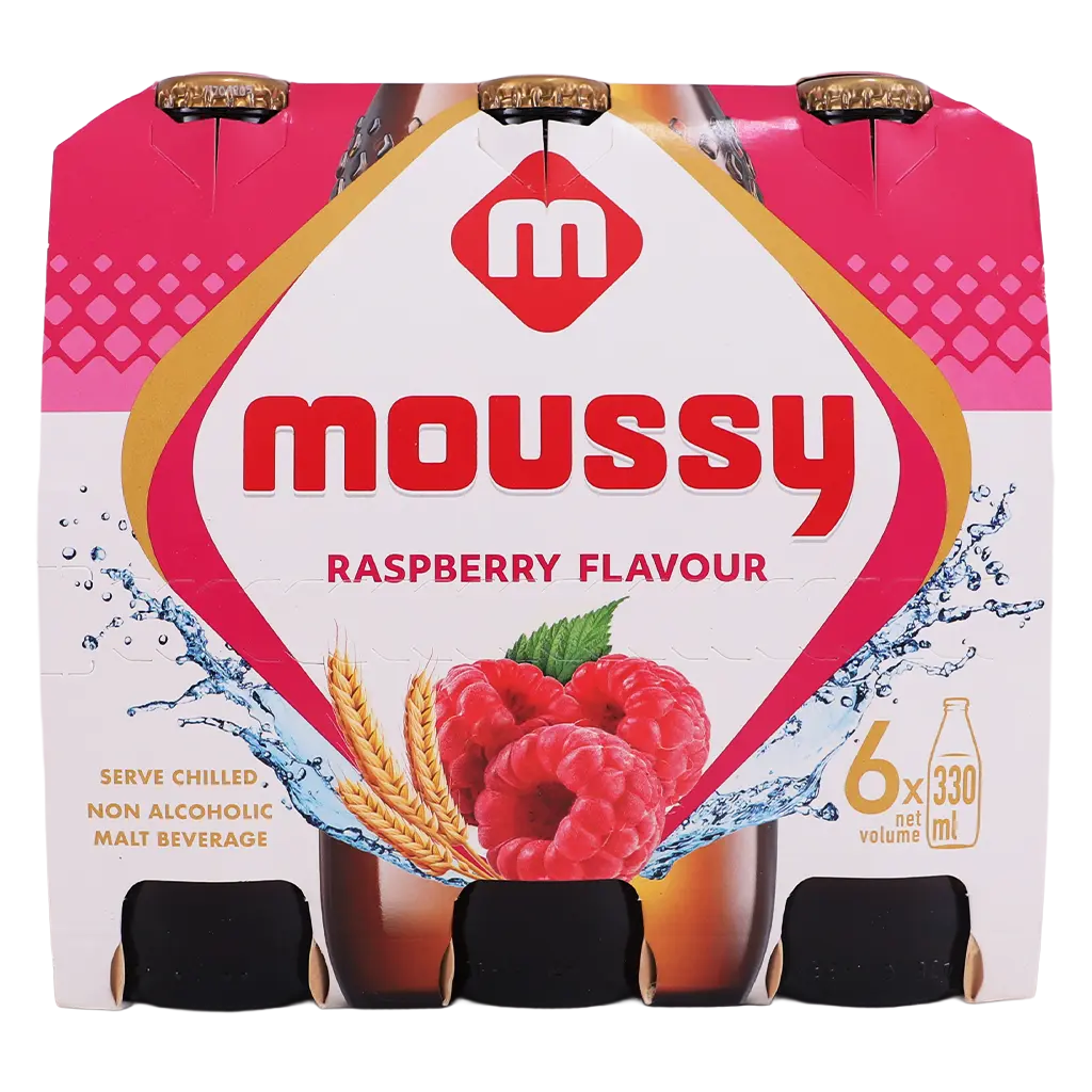 Moussy Malt Drink Raspberry 6 pcs 330 ml - view 3