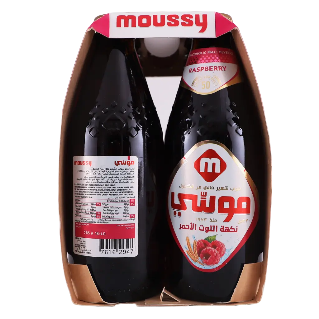 Moussy Malt Drink Raspberry 6 pcs 330 ml - view 4