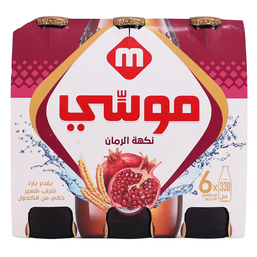 Moussy Malt Drink Pomegranate 6 pcs 330 ml - view 2